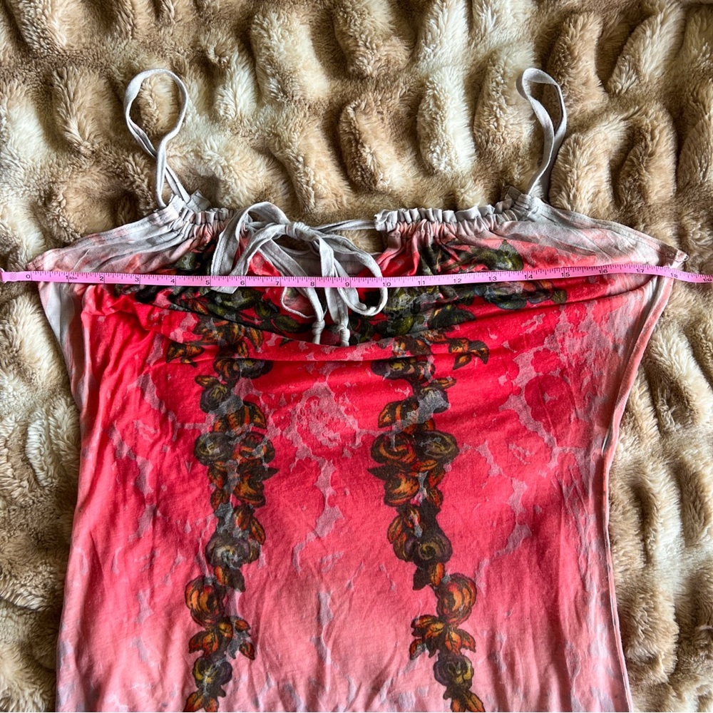 Vintage Y2K Butterfly Dropout Tank Top - Picture 2 of 10